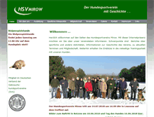 Tablet Screenshot of hsv-mirow.de